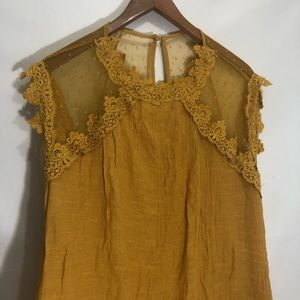 Flowy yellow dress